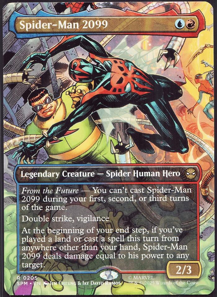 Spider-Man 2099 – 205 Borderless not foil MTG SPM